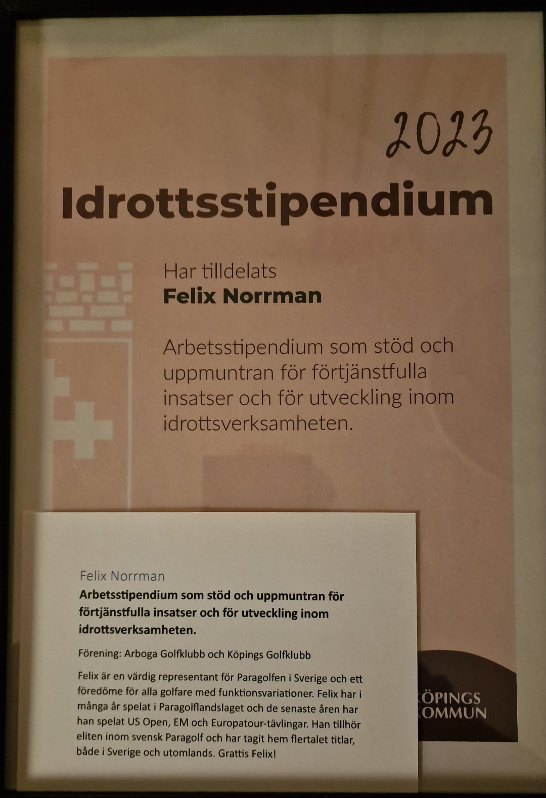 Idrottsstipendium